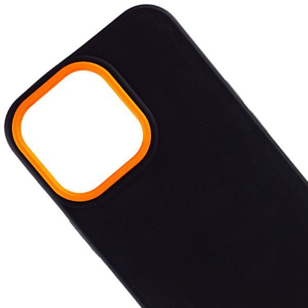 Чохол TPU+PC Bichromatic для Apple iPhone 13 Pro (6.1") Black / Orange 555-03981 фото
