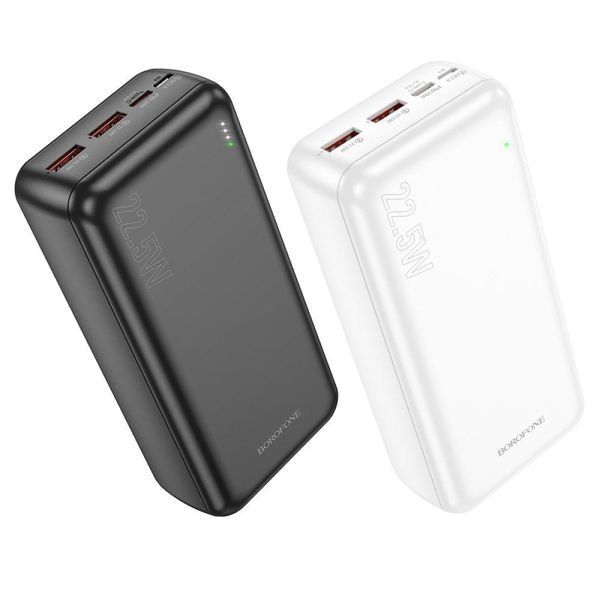 Power Bank Borofone BJ38B Power 22.5W+PD20W 30000 mAh Білий 656-01411 фото