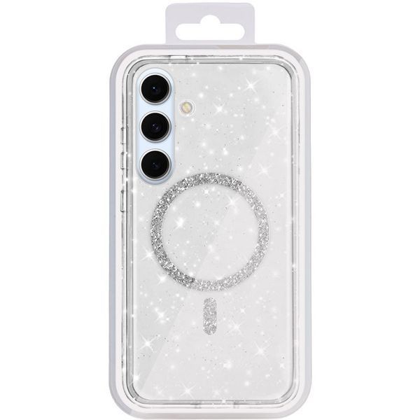 Чохол TPU Eclipse Sparkle (MagFit) для Samsung Galaxy S25 / S24 Transparent 214-03816 фото