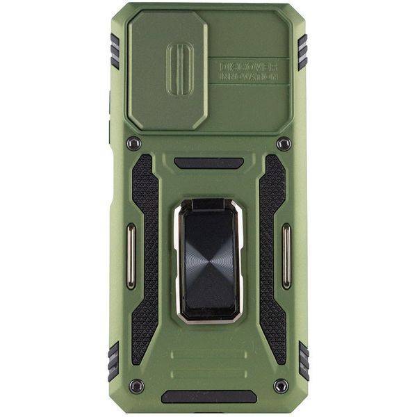 Ударопрочный чехол Camshield Army Ring для Xiaomi Redmi 9A Army Green 777-05115 фото