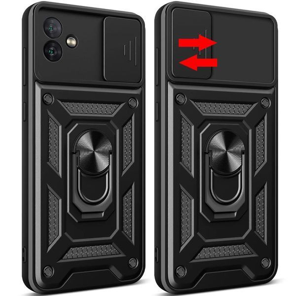 Ударостійкий чохол Camshield Serge Ring для Samsung Galaxy A06 Black 777-04326 фото