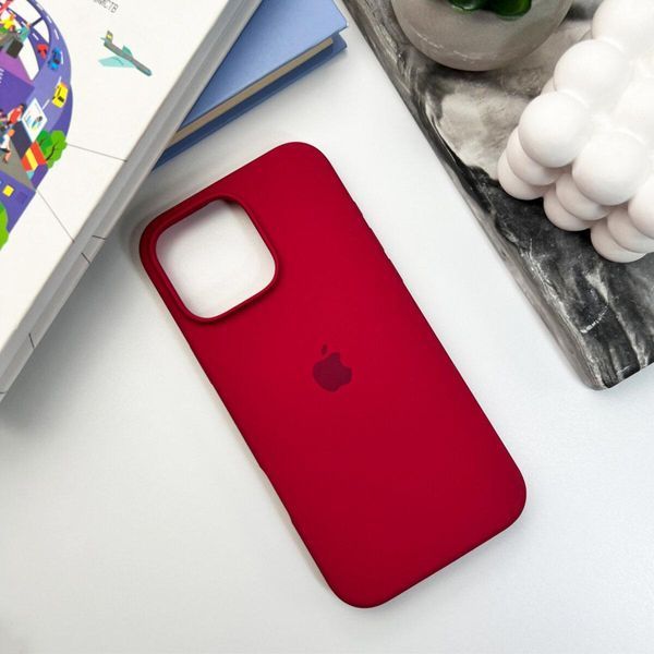 Силіконовий чохол для iPhone 16 Pro Maroon 666-01208 фото