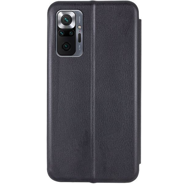 Шкіряний чохол-книжка Classy для Xiaomi Redmi Note 10 Pro / 10 Pro Max Чорний 777-03636 фото