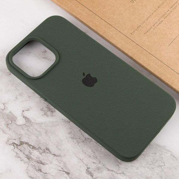 Чехол Silicone Case Full Protective для Apple iPhone 14 Plus (6.7") Cyprus Green 555-04031 фото