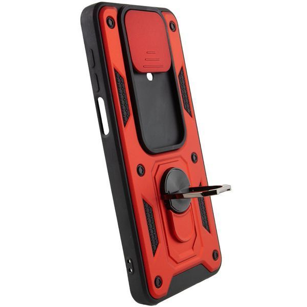 Ударопрочный чехол Camshield Serge Ring для Xiaomi Redmi Note 9s / Note 9 Pro / 9 Pro Max Red 777-04667 фото