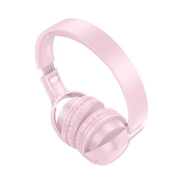 Беспроводные накладные наушники BOROFONE BO32 Show BT headphones Pink 656-03794 фото