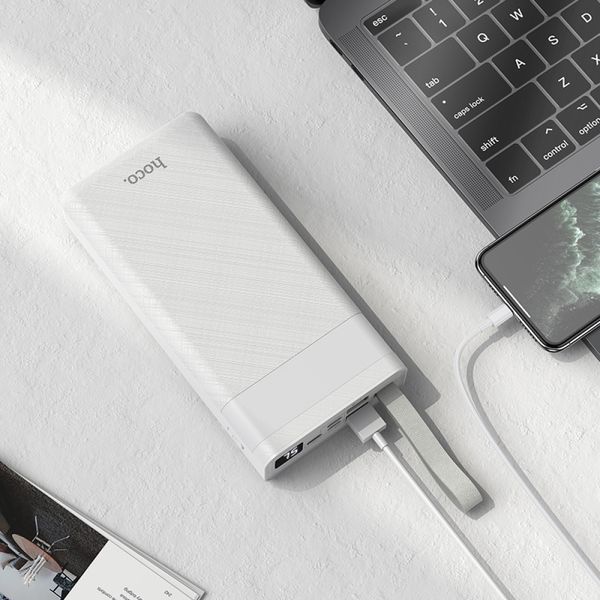 Портативний акумулятор Power Bank Hoco J73 Powerfu 30000 mAh 2A Чорний 216-00114 фото