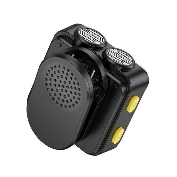 Беспроводная микрофонная система HOCO L17 magnetic dual-mic (iP/Type-C) Black 6942007645997 фото