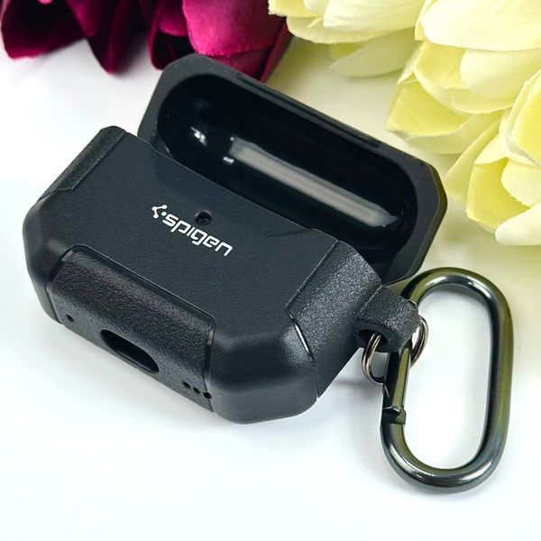 Футляр для наушников с карабином для AirPods Pro Leather Armor Carabin Blue 203-00450 фото