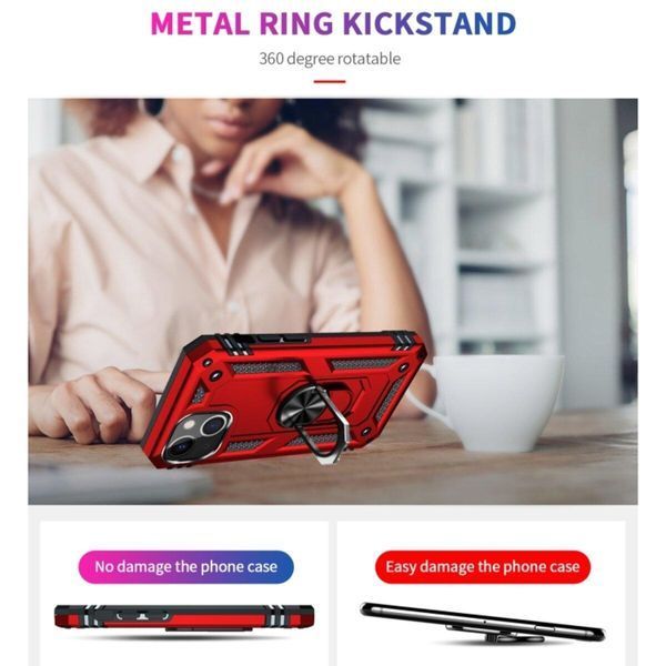 Чохол Cosmic Robot Ring для iPhone 13 Red 666-00053 фото