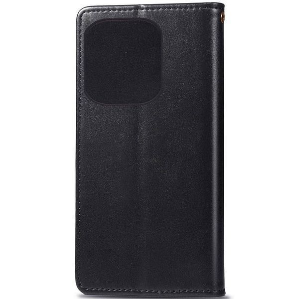 Шкіряний чохол-книжка GETMAN Gallant (PU) для TECNO Spark 10 Pro Black 777-06381 фото