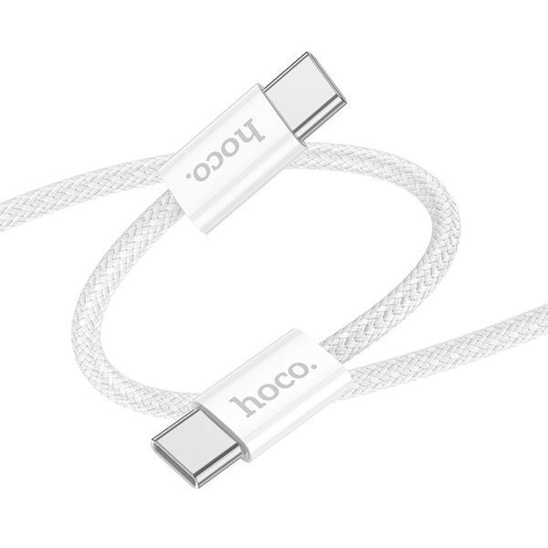 Кабель USB Hoco X104 Source 60W Type-C to Type-C 1m Рожевий 209-00338 фото