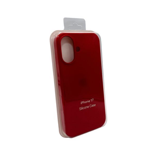 Силиконовый чехол для Apple iPhone 17 China Red 208-06650 фото