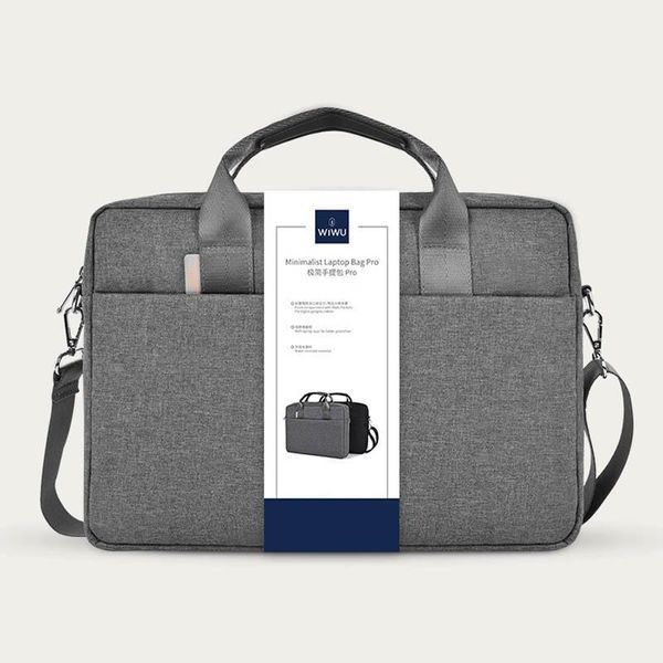 Сумка для ноутбуку WIWU Minimalist Laptop II 13.3" / 13.6" / 14.2" Grey 656-03672 фото