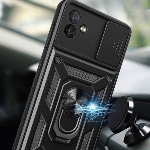 Ударостійкий чохол Camshield Serge Ring для Samsung Galaxy A06 Black 777-04326 фото
