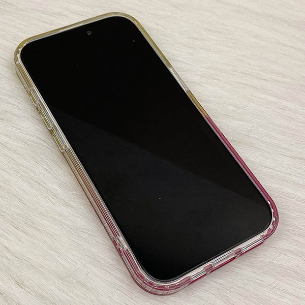 Чохол TPU Shiny Mountain (MagFit) для Apple iPhone 14 Pro Max (6.7") Yellow / Pink 555-02899 фото