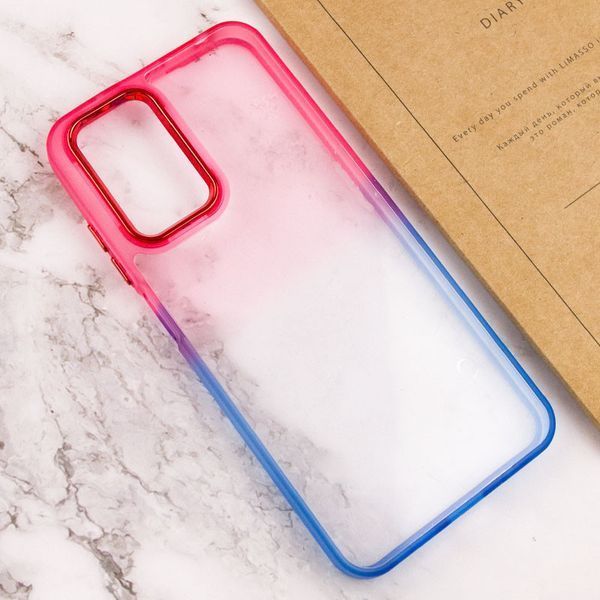 Чохол TPU+PC Fresh sip series для Realme C67 4G Синій / Рожевий 777-06581 фото