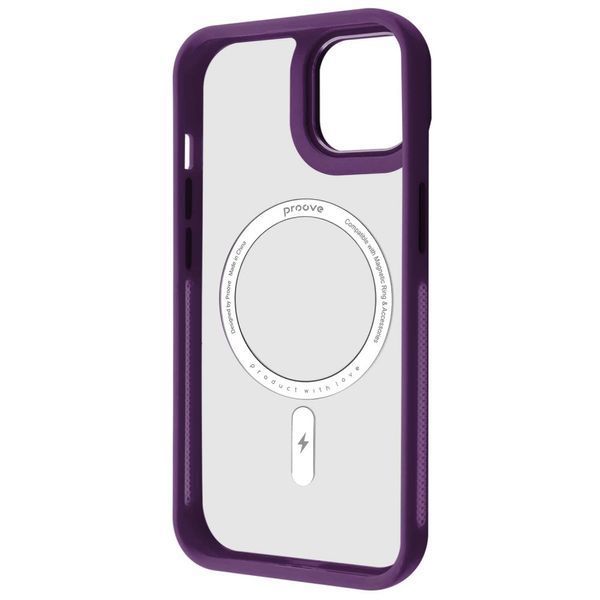 Чехол Proove Clear Essence Case with Magnetic Ring iPhone 16 Orange 656-04407 фото