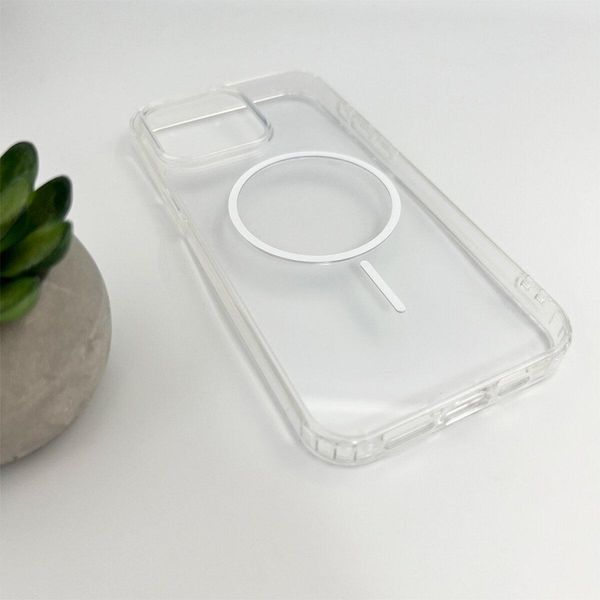 Чехол Acrylic Thin Magnetic для Apple iPhone 14 Pro White 666-03650 фото