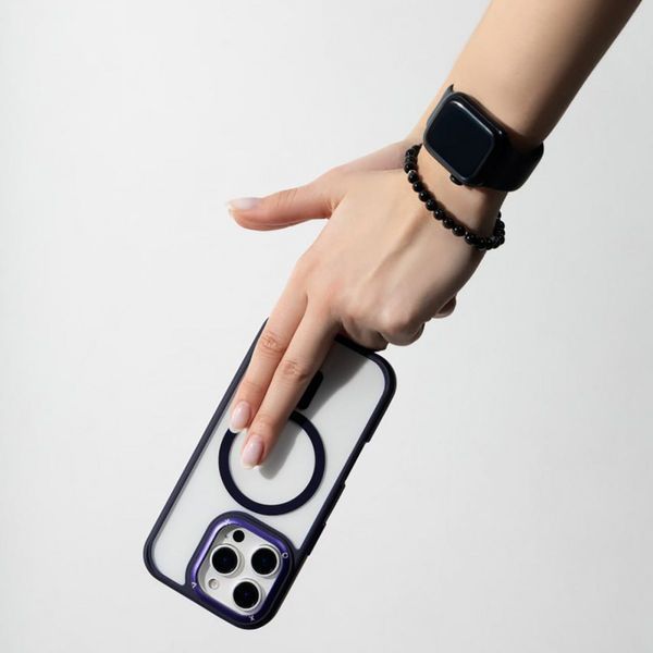 Чехол Proove Clear Essence Case with Magnetic Ring iPhone 16 Orange 656-04407 фото