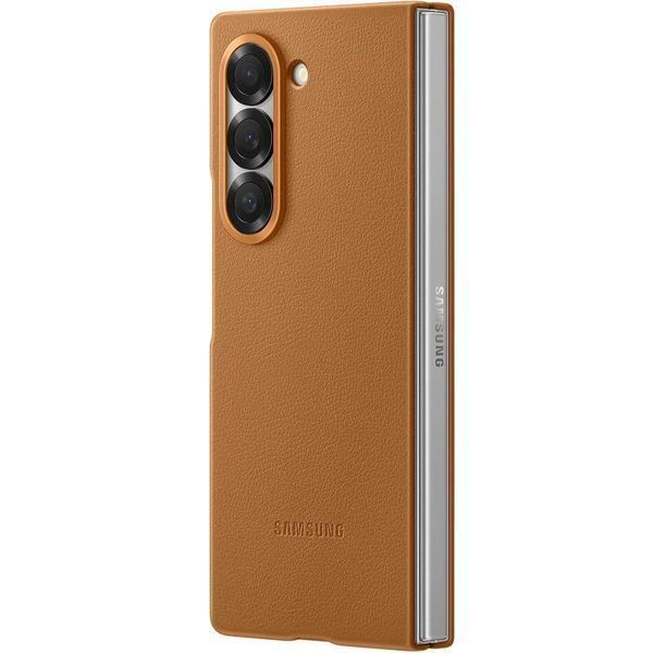 Шкіряний чохол Leather Case для Samsung Galaxy Z Fold6 Tan 555-03229 фото