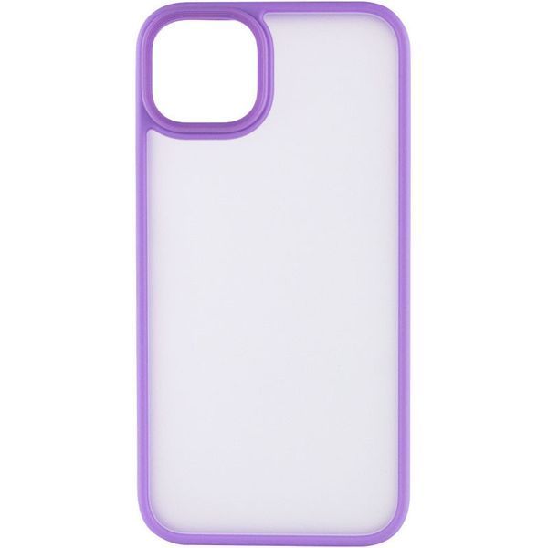TPU+PC чехол Metal Buttons для Apple iPhone 14 (6.1") Сиреневый 777-08307 фото