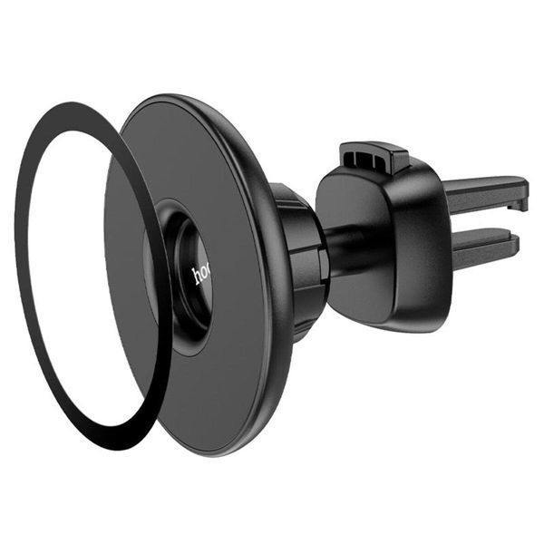 Держатель для мобильного HOCO CA112 Excelle air outlet ring magnetic car holder Black 656-00475 фото
