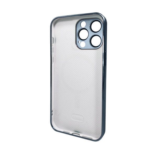 Чехол AG Glass Sapphire Frame MagSafe для iPhone 15 Pro Max Sierra Blue 666-02834 фото