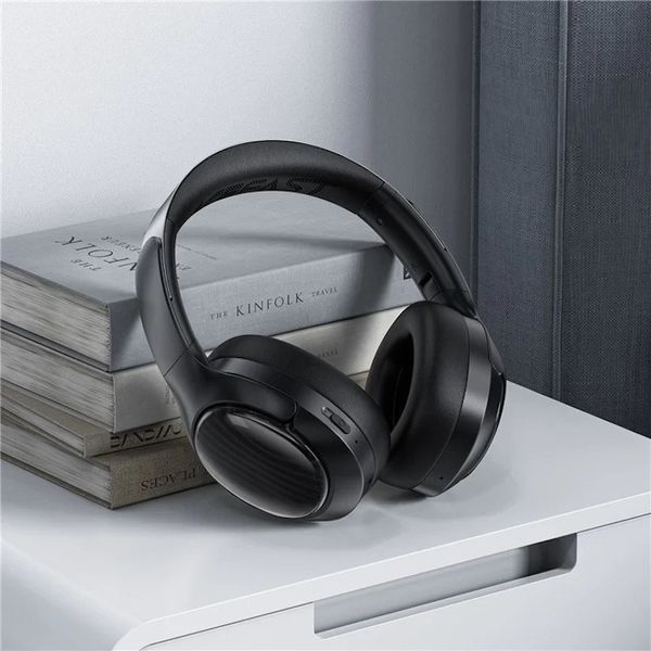 Бездротові накладні навушники ACEFAST H5 active noise cancelling wireless headset Black 6974316284277 фото