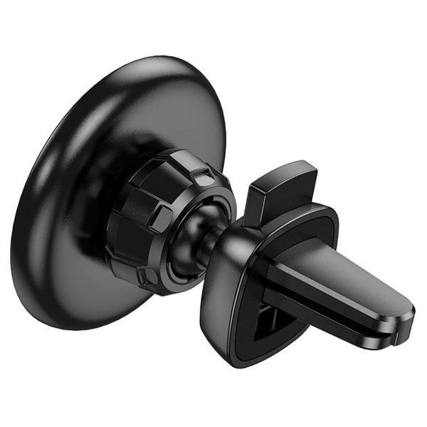 Держатель для мобильного HOCO CA112 Excelle air outlet ring magnetic car holder Black 656-00475 фото