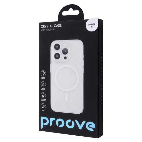 Чехол Proove Crystal Case with Magnetic Ring iPhone 15 Ttransparent 656-04454 фото