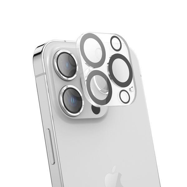 Защитное стекло на камеру Hoco 3D all-inclusive night shooting circle lens для iPhone 12 Pro 204-00283 фото