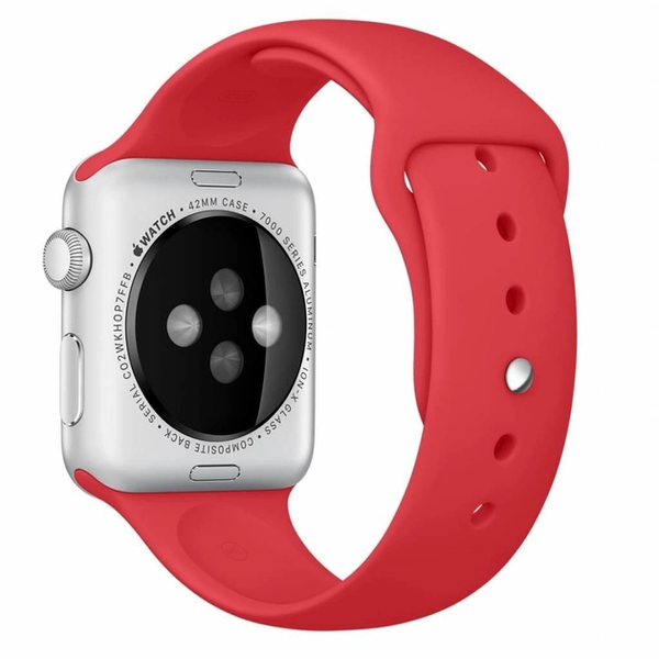 Силиконовый ремешок для Apple Watch 42/44/45/49 мм Red 212-00680 фото
