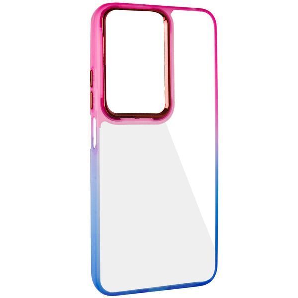 Чохол TPU+PC Fresh sip series для Xiaomi Redmi Note 13 Pro 4G / Poco M6 Pro 4G / Note 14S Синій / Рожевий 777-06631 фото