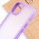 TPU+PC чехол Metal Buttons для Apple iPhone 14 (6.1") Сиреневый 777-08307 фото 5