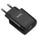 Мережевий зарядний пристрій HOCO C72Q Glorious single port QC3.0 charger 18W Black 6931474732507 фото 4