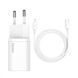 СЗУ Baseus Super Silicone Quick Charger 30W (Type-C) White CCSUP-J02 фото 9