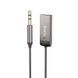 Bluetooth-ресивер HOCO E78 Benefit car AUX BT receiver with cable Black Metal Gray 6942007605663 фото 1