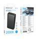 Зовнішній акумулятор BOROFONE BJ78A Clever (20000 mAh) Black 216-00126 фото 5