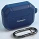 Футляр для наушников с карабином для AirPods Pro Leather Armor Carabin Blue 203-00450 фото 1