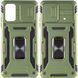 Ударостійкий чохол Camshield Army Ring для Xiaomi Poco F5 / Note 12 Turbo Army Green 777-05065 фото 1