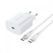 Мережевий зарядний пристрій Proove Rapid 30W (Type-C) + Кабель Type-C to Type-C white 656-02624 фото 1