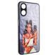 TPU+PC чехол Prisma Ladies для Oppo A58 4G Black in White 777-07180 фото