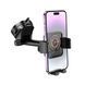 Тримач для мобiльного з БЗП BOROFONE BH210 Riley wireless fast charging car holder(center console) Black 656-00527 фото 2