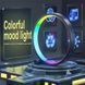Настольная LED лампа RGB Intelligent circular atmosphere light Bluetooth USB with app Black 656-03690 фото 2