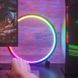 Настольная LED лампа RGB Intelligent circular atmosphere light Bluetooth USB with app Black 656-03690 фото 5
