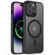 TPU+PC чохол Metal Buttons with MagSafe Colorful для Apple iPhone 15 Pro Max (6.7") Black 555-03049 фото 1