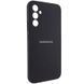 Чохол Silicone Cover Lakshmi Full Camera для Samsung Galaxy A35 Чорний 555-02204 фото 3