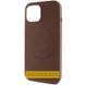 Чехол Silk Full Protective with Magnetic Fit для Apple iPhone 17 (6.3") Коричневый / Brown ILSO-00000083390-33 фото