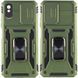 Ударопрочный чехол Camshield Army Ring для Xiaomi Redmi 9A Army Green 777-05115 фото 1